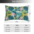 thumbnail image 2 of Cauagu Tropical Floral Print Pillow Covers with Envelope Closure,1PC Pillow Cases Decorative Pillow Case for Bed & Couch, Pillows Not Included-14"x20", 2 of 6