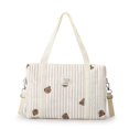 thumbnail image 4 of Bolso momia japonés y coreano, versión horizontal, gran capacidad, bolso para madre y bebé, bolso cruzado ligero y portátil con diseño floral para llevar al hombro, 4 of 5