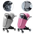 thumbnail image 3 of ZYHARUKO Universal Waterproof Rain Cover Windproof Raincoat Full Coverage for Baby Stroller Protect Your Baby from Rain & Dust, 3 of 19