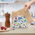 thumbnail image 2 of Yayeee Napkin Holder for Table Kitchen Paper Tissue Organization, Blue Doodle Pattern, 2 of 8