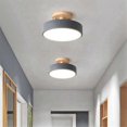 thumbnail image 3 of Ceiling Lights Modern LED Nordic Wood Lighting Fixture Indoor Luminaire Kitchen Living Bedroom Bathr, 3 of 5