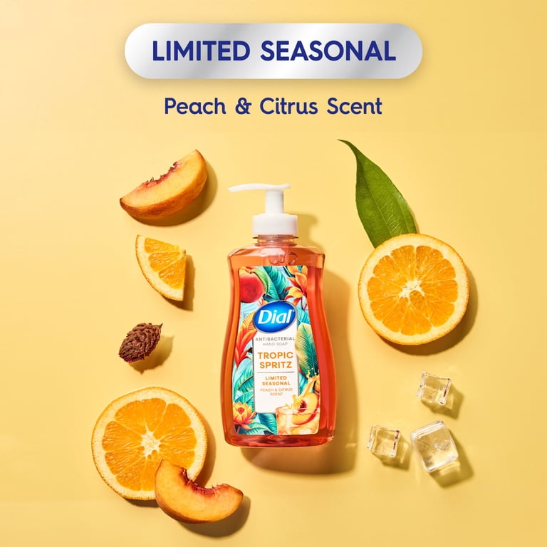 Dial Antibacterial Limited Edition, Tropic Spritz, Peach and