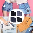 thumbnail image 4 of 5Pcs Set Cotton Clothing Patches 9.5cmX12.5cm Fabric Iron-On Patches Strongest Glue DIY Decorations For Repair Shirts Jeans, 4 of 4