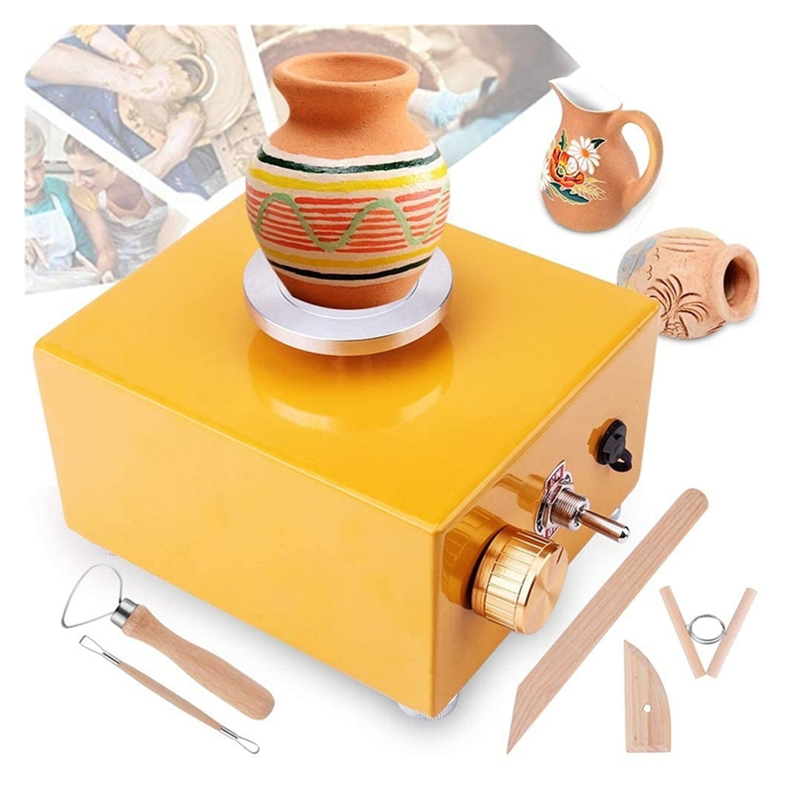 Ceramic Wheel Is Used For The Ceramic Dish Of The Wheel, From You Yourself Clay Wheel, With 3 Mini Mini ,Wide Ranging Usage
