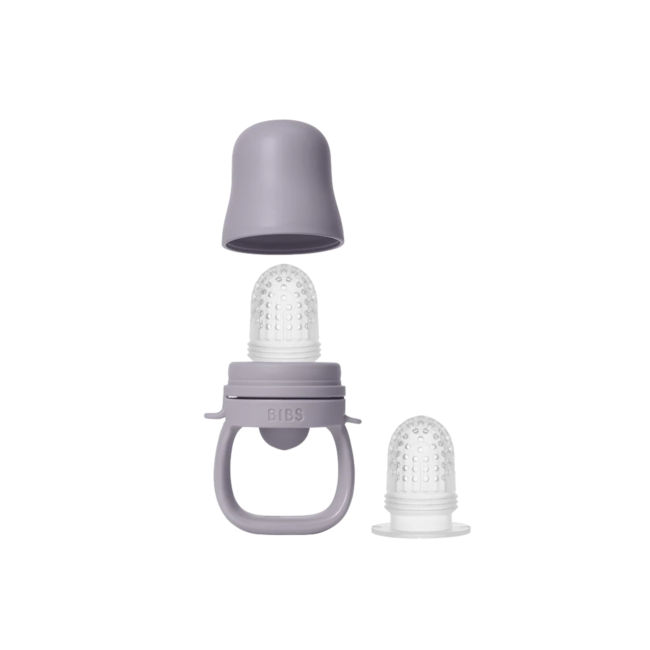 BIBS Infant Silicone Baby Feeder, Fossil Grey, 1 Piece