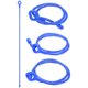 thumbnail image 1 of Uxcell 4-Pack Lazos Ajustables para Plantas, 18inch/45.72cm Silicona Flexible Multifuncional Resistente Lazo de Jardín [Azul], 1 of 6