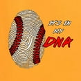 thumbnail image 3 of Wild Bobby, Baseball Fingerprint It's In My DNA, Sports, Men Graphic Tee, Gold, XX-Large, 3 of 5