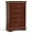 Cherry, variant on Furniture of America Toni Transitional Solid Wood 5-Drawer Chest in Cherry