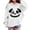 D White, variant on Kids Hoodie Sweatshirt, Boys Girls Long Sleeve Glow‑in‑the‑Dark Halloween Print Loose Comfortable Pullover Tops