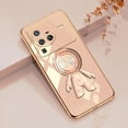 thumbnail image 2 of Compatible with Vivo X80 Pro Case Silicone TPU Shockproof Vivo X80 Pro Phone Case Plating Astronaut Cute Pattern TPU Cases with Ring (Vivo X80 Pro, Apricot), 2 of 14