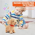 thumbnail image 5 of Electronic Interactive Plush Dog Toy, Realistic Sound & Movement Pet Companion with Tactile Sensing, Voice Simulation, Remote Control, Ideal Gift for Kids, 5 of 6