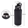 thumbnail image 6 of 33oz Stainless Steel Water Bottle with Straw - BPA-Free, Leak-Proof, Insulated for 24 Hours Cold and 12 Hours Hot, 6 of 8