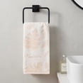 thumbnail image 2 of Unique Bargains Leaf Jacquard Soft Absorbent Cotton Hand Towel Yellow 2pcs, 2 of 7