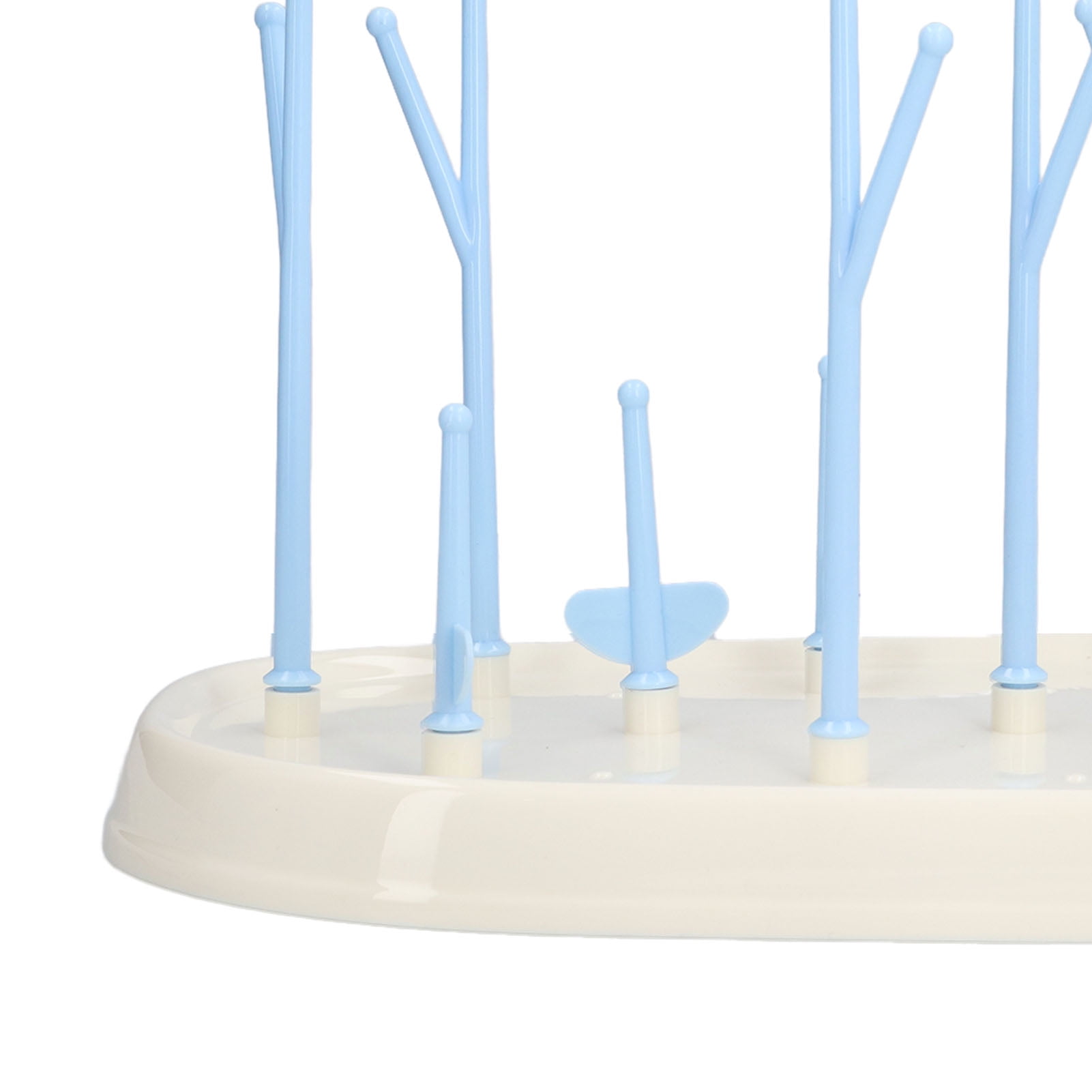 Feeding Bottle Drying Rack Collapsible Portable Baby Feeding Bottle Drying Draining RackBlue