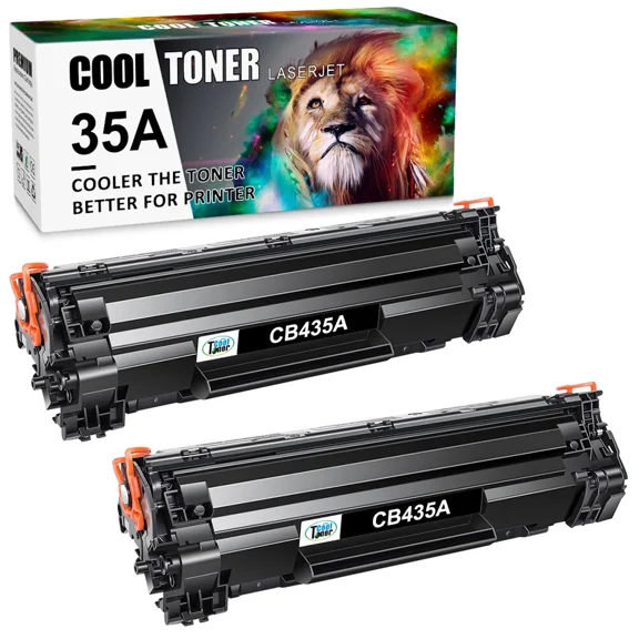 2 Pack CB435A 35A Toner Fits LaserJet P1005 P1006