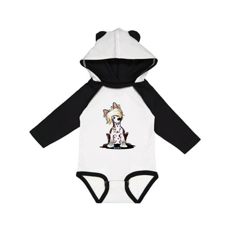 

Inktastic Chinese Crested Gift Baby Boy or Baby Girl Long Sleeve Bodysuit