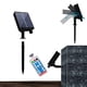 thumbnail image 5 of Luz de sombrilla solar con control remoto | 104 luces LED para patio en forma de guirnalda | Recargable por solar y USB | Luz blanca cálida 3000K | Impermeable IP65 | Para sombrillas de 6-10 pies, 5 of 9