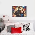 thumbnail image 5 of Saiise Chucky Frameless Canvas Wall Art - Abstract Modern Artwork for Living Room, Bedroom, Office - Ready to Hang, Vibrant Colors, Ideal Gift Idea- 8"x10", 5 of 7