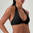 thumbnail image 4 of Xijirk Tank Tops Seamless Padded Sports Bra Open Back Yoga Workout Low Gym Fitness Crop Top Camisole Tops for Women,Black,S, 4 of 5