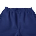 thumbnail image 6 of CPNG Boys Fleece Lined Sweatpants Casual Solid Color Elastic Waist Loose Pants Sports Pants Casual Jogger(Dark Blue,5-6 Years), 6 of 9