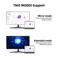 thumbnail image 4 of Cable HDMI a VGA FEMORO 100829 Trenzado 1080P 60Hz 1.8m Macho a Macho, 4 of 5