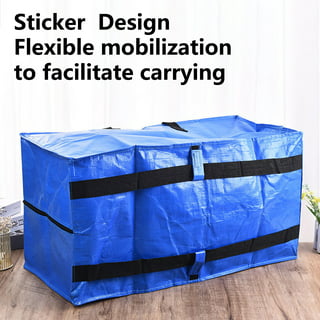 SLEEPING LAMB 110L Extra Large Moving Bags Heavy Duty Reusable Moving Totes  Boxes Storage Containers for Clothes Comforters Blankets, Carrying