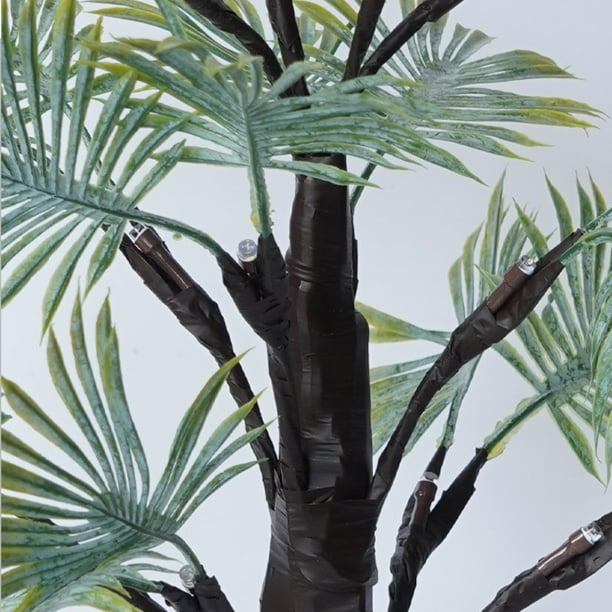 SDJMa 21.6In Lighted Palm Tree Table Decor, Tropical
