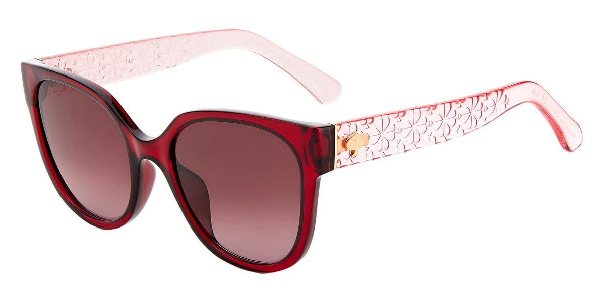 KATE SPADE-RYLEIGH/G/S 0LHF/3X Opal Burgundy Burgundy Gradient