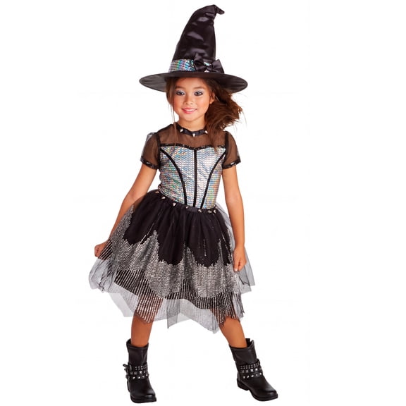 Rocking Witch Halloween Costme for Children, Girls Size S (6/6x), by Way to Celebrate