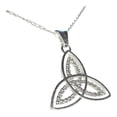 thumbnail image 1 of JOYARIS Dije Triqueta Zirconias Plata Solida 925 + Cadena Plata 925 DM-0000108, 1 of 4