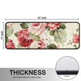 thumbnail image 5 of Kitchen Rugs Sets Of 2,Pioneer Flower Floral Print Pattern Anti Fatigue Kitchen Mat Rugs Non Slip Washable,Decorative Kitchen Floor Mats for Kitchen,Sink,Laundry,17"x47"+17"x47", 5 of 5