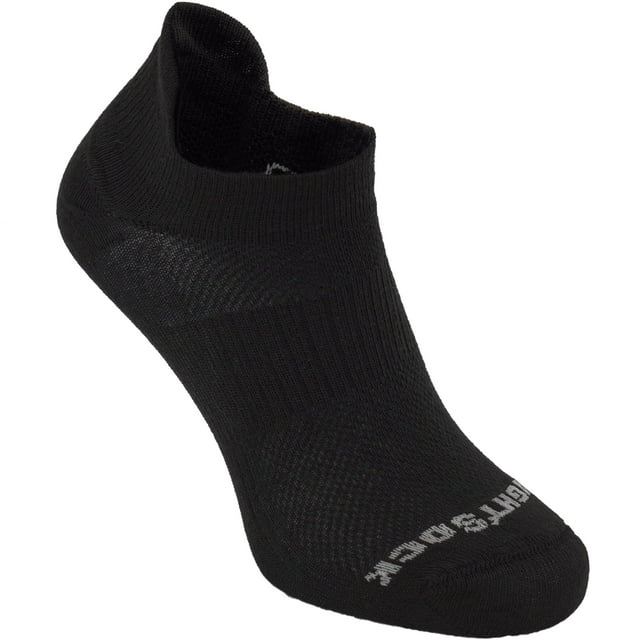 Wrightsock CoolMesh II Tab Calcetines para correr para hombres y mujeres - Calcetines acolchados, ecológicos y antiampollas con nuestro diseño patentado de doble capa - Fabricado en Estados Unidos Sin