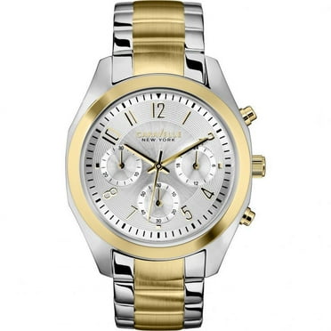 Caravelle by Bulova Women's 45L136 31mm Silver Dial Stainless Steel Watch