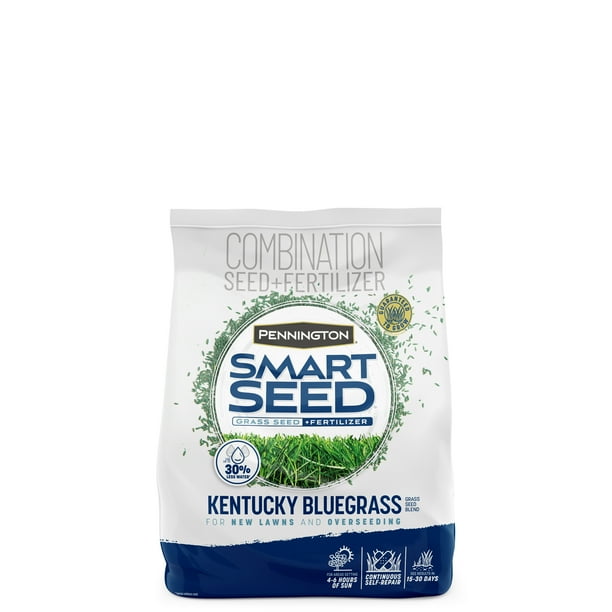 Pennington Smart Seed Kentucky Bluegrass Grass Seed Blend; 3 lb. Covers