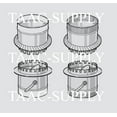 thumbnail image 4 of Panneau de Conduit en Tôle Collet de Démarrage 14 Pouces pour Travaux de Conduit CVC, 4 of 4