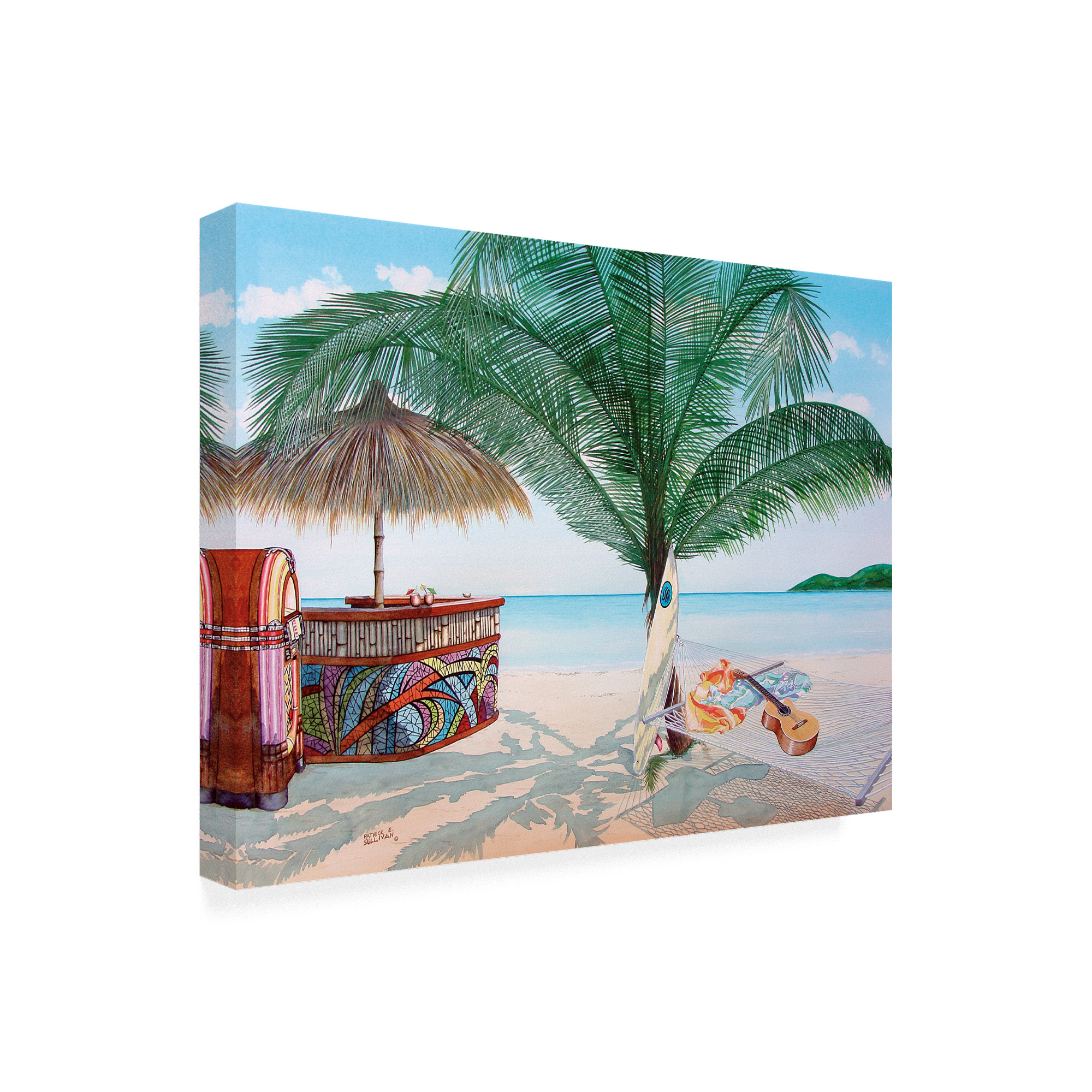 Trademark Fine Art 'Tiki Bar' Canvas Art by Patrick Sullivan