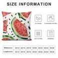 thumbnail image 6 of Nawypu Sweet Watermelon Summer Fruit Zipper Throw Pillow Covers,Set of 2, 6 of 6