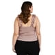 thumbnail image 3 of Top drapeado Zenobia 11797 Beige Talla 42 Curvy Plus Size, 3 of 6