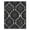 Black, Pattern 3, variant on ODIKA 4'x6' Machine Washable Non-Slip Area Rug, Oriental Black High Traffic Rug, Black, 945611