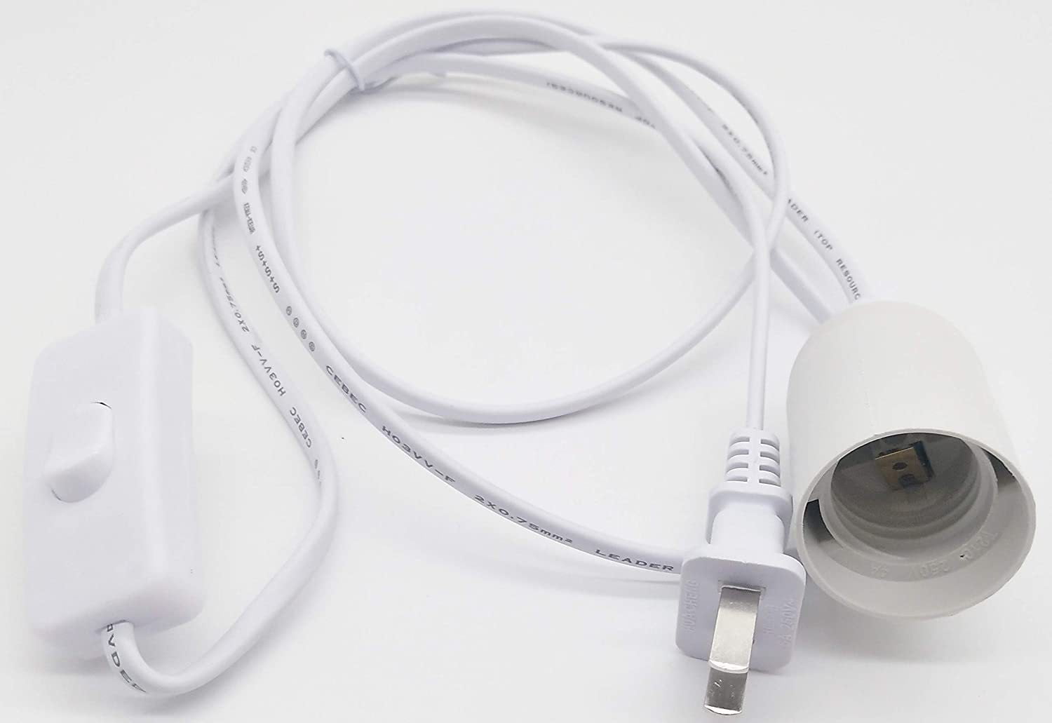 Lamp Cord With Switch Pendant Light Cord 1.8m Hanging Lamp Cord Socket