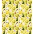 thumbnail image 3 of Exotic Duvet Cover Set, Abstract of Avocados Dragon Fruit Guava, Decorative 2 Piece Bedding Set with 1 Pillow Shams, Twin Size, Pastel Yellow Olive Green, by Ambesonne, 3 of 3