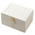 thumbnail image 3 of Joyero con cajones organizadores Mujeres escaparate de la caja de almacenamiento de joyas para la bosque del colgante de encanto para el día del día, 3 of 8