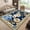 ZW0014-Flannel-4, variant on European Light Luxury Living Room Carpet Large Bedroom ration Home Rugs Non-slip Entrance Door Mat A