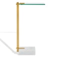 thumbnail image 6 of Safavieh Couture Idris Modern Metal and Marble and Glass End Table, White/Gold, 6 of 10