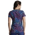 thumbnail image 5 of Dickies Dynamix Medical Scrubs Top For Women V-Neck DK766, M, Colorful Crackle, 5 of 8