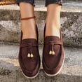 thumbnail image 5 of Lenago Ballet Flats for Women Wide Width Round Toe Walking Shoes Casual Womens Dress Shoes Office Shopping Party Travel Coffee Size-5.5, 5 of 10