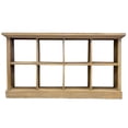 thumbnail image 4 of Contemporary Home Living Driftwood Wooden Sideboard with 8 Shelves and 4 Rattan Baskets - 67" -, 4 of 4