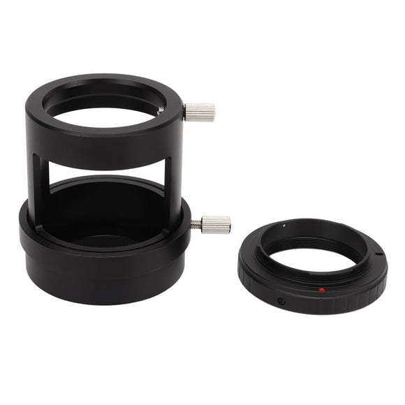 Spotting Scope Camera Adapter Tube, Height Adjustable Male Thread M42x0.75 Practical T2 To OM SLR Camera Adapter Tube Aluminum Alloy Hollow For Shooting