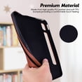 thumbnail image 7 of Slim Case for Samsung Galaxy Tab S10+ Plus/S9+ Plus/S8+ Plus/S7+ Plus/S7 FE, Shockproof Hand Strap Stand Lightweight Bumper Thin Cover for Galaxy Tab S10+ 5G/S9+ 5G/S8+ 5G/S7+ 5G/S7 FE 5G,Brown, 7 of 7