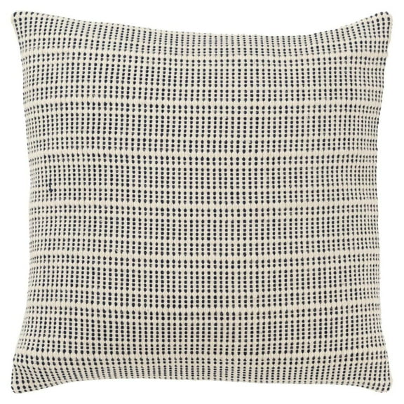 Rizzy Home Cotton Yarn Dyed Stripe Navy 20"X20" Pillow Cover 2 Pack
